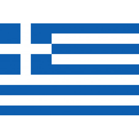 Drapeau Grèce (19.5x13cm) - Autocollant(sticker)