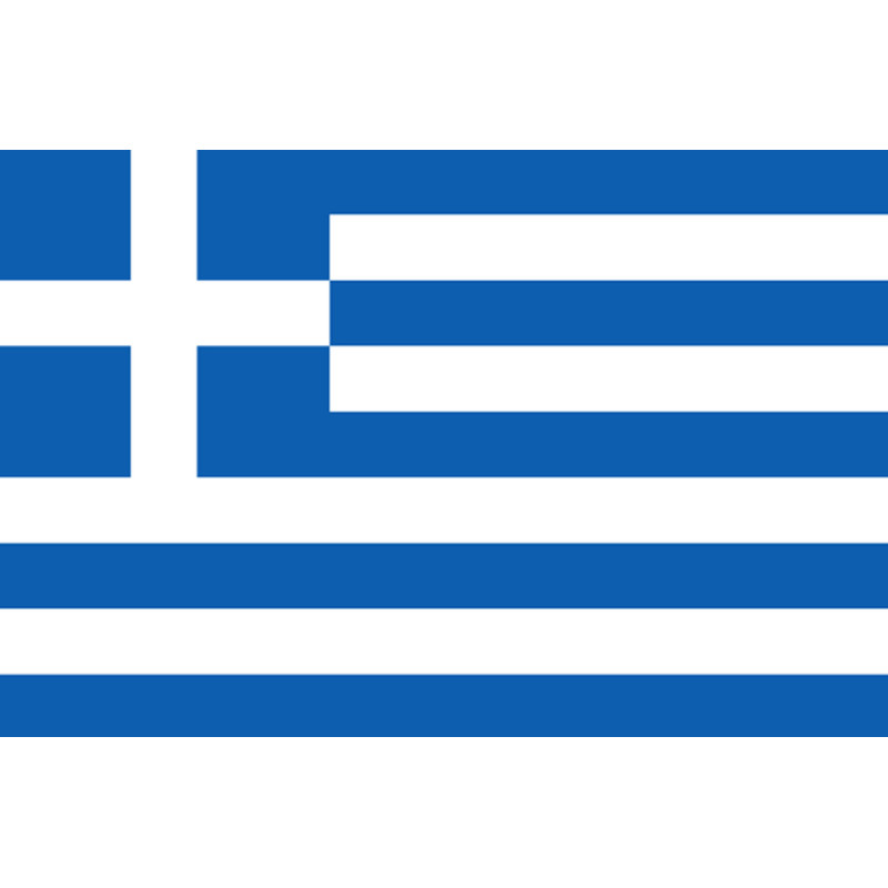 Drapeau Grèce (15x10cm) - Sticker/autocollant