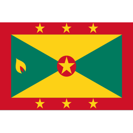 Drapeau Grenade (19.5x13cm) - Sticker/autocollant