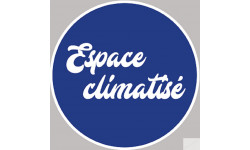 Espace climatisé rond - 15cm - Autocollant(sticker)