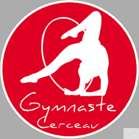 Gymnastique Cerceau - 10cm - Autocollant(sticker)