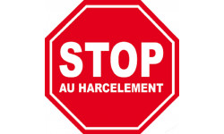 stop au harcèlement - 10x10cm - Autocollant(sticker)