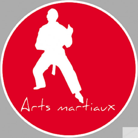 Arts martiaux 4 - 5cm - Autocollant(sticker)