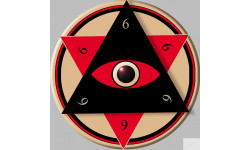 illuminati (5x5cm) - Autocollant(sticker)