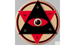 illuminati (20x20cm) - Autocollant(sticker)