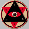 illuminati (20x20cm) - Autocollant(sticker)