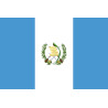 Drapeau Guatemala (19.5x13cm) - Sticker/autocollant