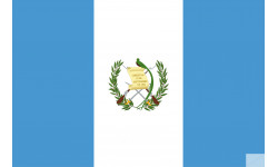 Drapeau Guatemala (15x10cm) - Autocollant(sticker)