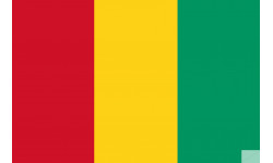 Drapeau Guinée (15x10cm) - Autocollant(sticker)