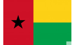 Drapeau Guinée Bissau (5x3.3cm) - Autocollant(sticker)