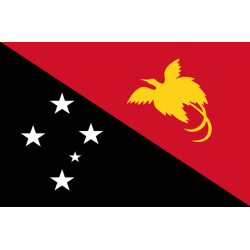 Drapeau Papouasie-Nouvelle-Guinée (19.5x13cm) - Sticker/autocollant