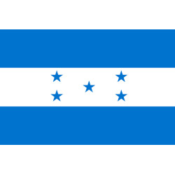 Drapeau Honduras - (15x10cm) - Sticker/autocollant