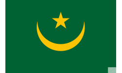 Drapeau Mauritanie (19.5x13cm) - Autocollant(sticker)