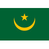 Drapeau Mauritanie (19.5x13cm) - Autocollant(sticker)