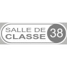 Autocollant (sticker): signaletique salle de classe