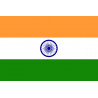 Drapeau Inde (15x10cm) - Autocollant(sticker)