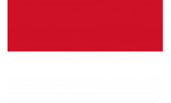 Drapeau Indonésie (19.5x13cm) - Autocollant(sticker)