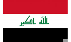 Drapeau Irak (15x10cm) - Autocollant(sticker)