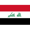 Drapeau Irak (15x10cm) - Sticker/autocollant