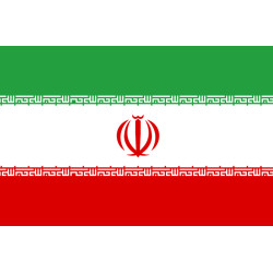 Drapeau Iran (19.5x13cm) - Sticker/autocollant