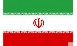 Drapeau Iran (19.5x13cm) - Autocollant(sticker)
