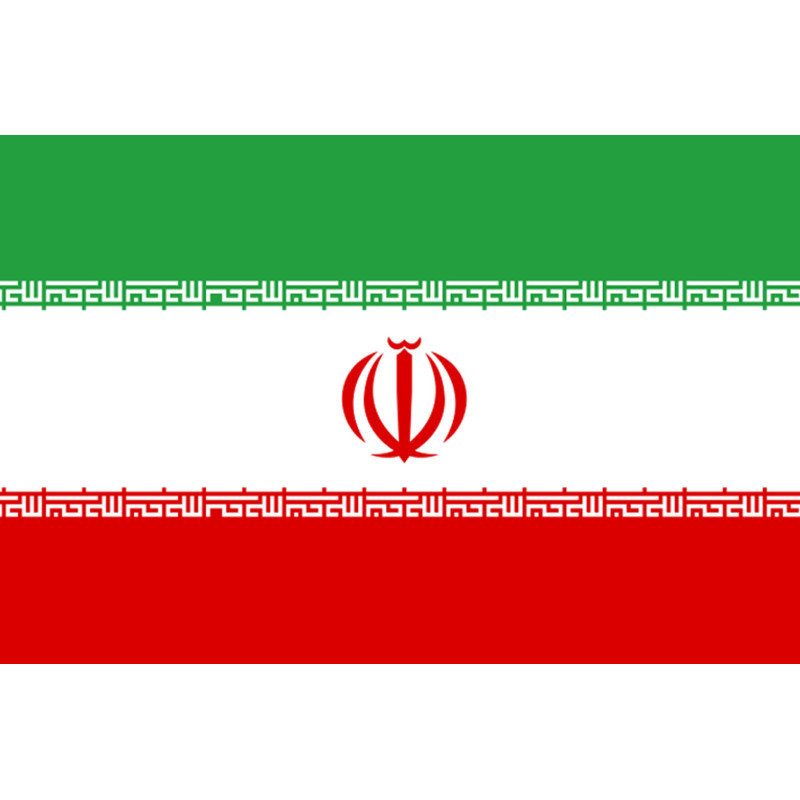 Drapeau Iran (19.5x13cm) - Sticker/autocollant