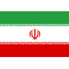 Drapeau Iran (19.5x13cm) - Sticker/autocollant