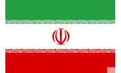 Drapeau Iran (15x10cm) - Autocollant(sticker)