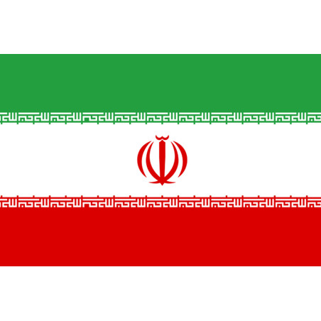 Drapeau Iran (5x3.3cm) - Sticker/autocollant