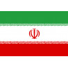 Drapeau Iran (5x3.3cm) - Autocollant(sticker)