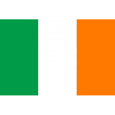 Drapeau Irlande (15x10cm) - Autocollant(sticker)