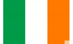 Drapeau Irlande (5x3.3cm) - Autocollant(sticker)