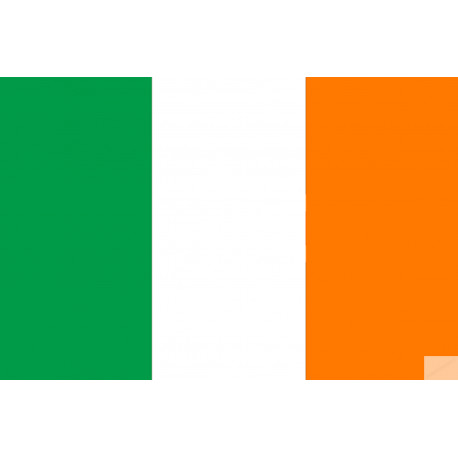 Drapeau Irlande (5x3.3cm) - Autocollant(sticker)