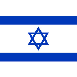 Drapeau Israel (19.5x13cm) - Sticker/autocollant
