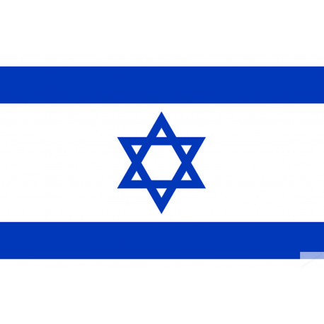 Drapeau Israel (19.5x13cm) - Autocollant(sticker)