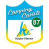 campingcariste Haute Vienne 87 - 15x11.2cm - Autocollant(sticker)