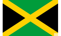 Drapeau Jamaïque (19.5x13cm) - Autocollant(sticker)