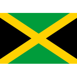 Drapeau Jamaïque (15x10cm) - Sticker/autocollant
