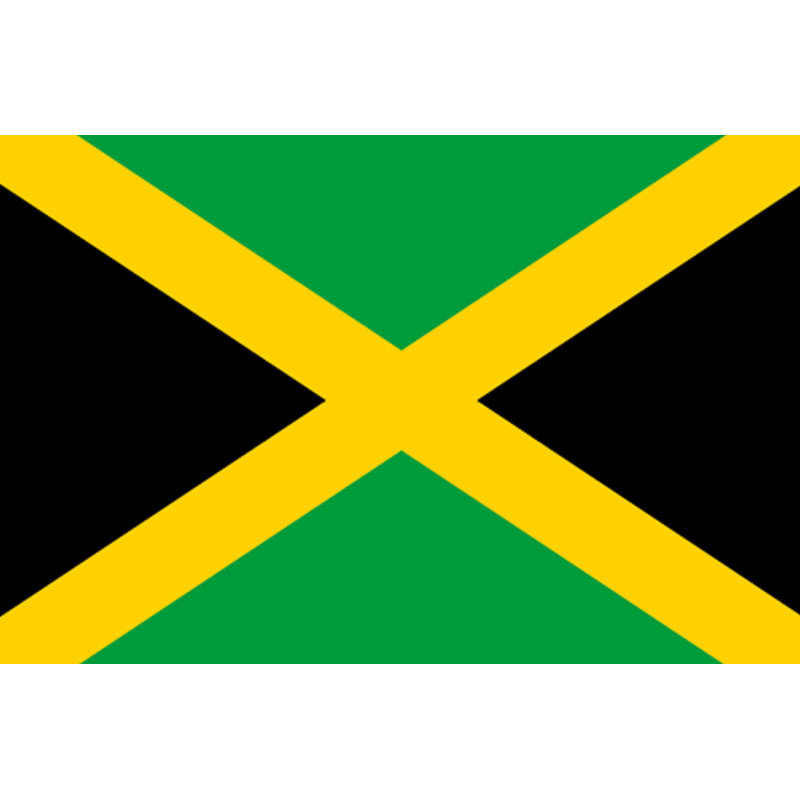 Drapeau Jamaïque (15x10cm) - Sticker/autocollant