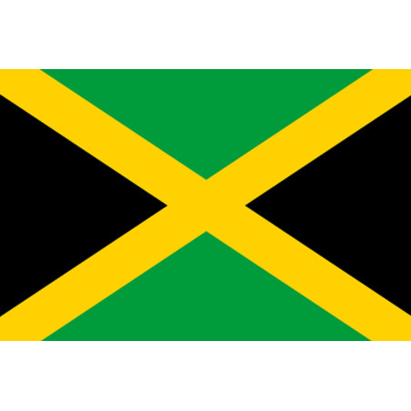 Drapeau Jamaïque (15x10cm) - Sticker/autocollant