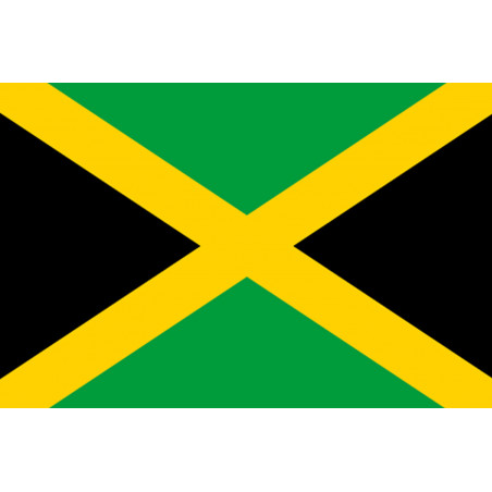 Drapeau Jamaïque (15x10cm) - Autocollant(sticker)