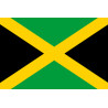 Drapeau Jamaïque (5x3.3cm) - Autocollant(sticker)