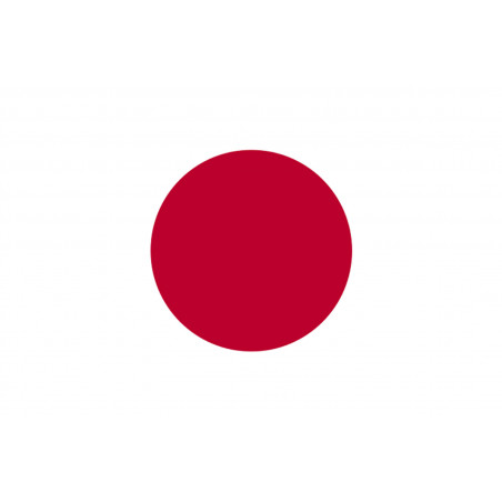 Drapeau Japon (19.5x13cm) - Autocollant(sticker)