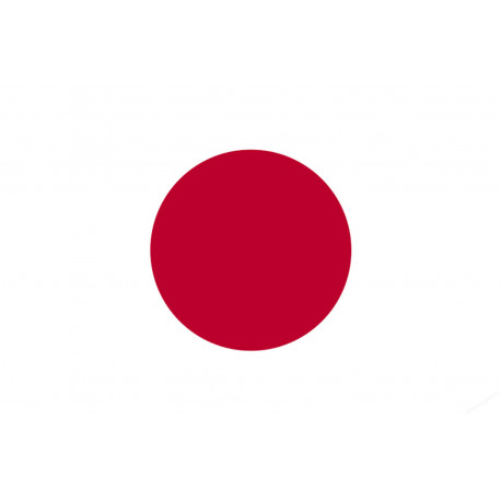 Drapeau Japon (15x10cm) - Autocollant(sticker)