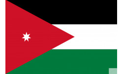 Drapeau Jordanie (19.5x13cm) - Autocollant(sticker)