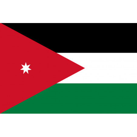 Drapeau Jordanie (19.5x13cm) - Autocollant(sticker)