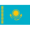 Drapeau Kazakhstan (19.5x13cm) - Autocollant(sticker)