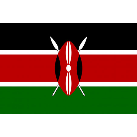 Drapeau Kenya (19.5x13cm) - Autocollant(sticker)