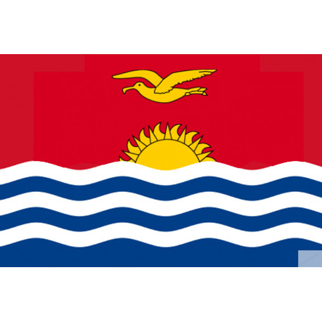 Drapeau Kiribati (19.5x13cm) - Autocollant(sticker)