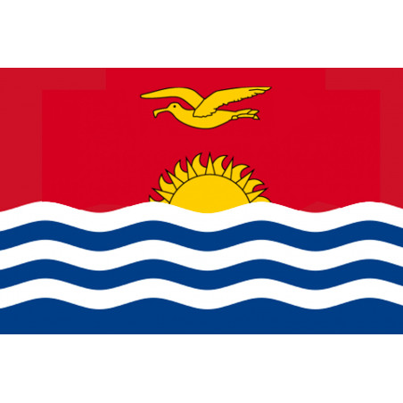 Drapeau Kiribati (15x10cm) - Autocollant(sticker)